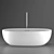 Modern Neutra XL Freestanding Bathtub 3D model small image 1