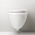 Ceramica Nova Life: Wall-Hung Toilet 3D model small image 2