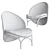 ErgoMesh Lounge Chair: Unwind in Style 3D model small image 2