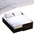 Versatile and Stylish: IKEA Brimnes Daybed 3D model small image 4