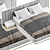 Modern 3D Bed Design | V-ray | 3dsmax2014 3D model small image 3