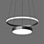 LED Ring Chandelier - Chance One 3D model small image 1