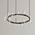 Asymmetric Glass Chandelier 3D model small image 2