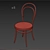 Modern Bentwood Chair 3D model small image 5