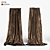 Luxurious Silk Curtains 3D model small image 1