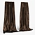 Luxurious Silk Curtains 3D model small image 2