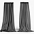 Luxurious Silk Curtains 3D model small image 4