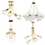 Modern Chandelier Collection 3D model small image 1