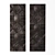 Elegant Carved Wood Wall Panels 3D model small image 1