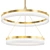 Modern Gold Chandelier Collection 3D model small image 3