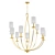 Modern Gold Chandelier Collection 3D model small image 5