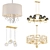 Modern Chandelier Collection 3D model small image 1