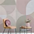 Contemporary Circles: Stylish Wallpapers by Creativille 3D model small image 2