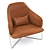 Stanley Accent Armchair: Modern Elegance in Every Detail 3D model small image 2