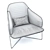 Stanley Accent Armchair: Modern Elegance in Every Detail 3D model small image 3