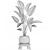 Exotic Houseplant Collection: Banana Palm, Ravenala & Strelitzia 3D model small image 5