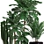 Exotic Indoor Plant Collection 3D model small image 3