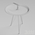 Miami Table | Sleek and Stylish 3D model small image 3