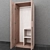 Modern IKEA Brimnes Wardrobe 3D model small image 3