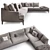 Modern Poliform Bellport Sofa 3D model small image 2