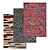 High-Quality Carpets Set | 3D Textures | Various Render Options 3D model small image 1