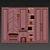 Hallway Wardrobe, Stylish and Functional 3D model small image 2