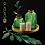 Elegant Leaf Vase Set 3D model small image 1