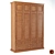 Red Wood Swing Cabinet 3D model small image 1