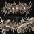 Rustic Branch Lamp: Nature-inspired Decor 3D model small image 1