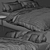 Modern Minotti Powell Bed 3D model small image 5