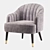 Deephouse Leicester Armchair - Stylish and Comfortable 3D model small image 2