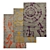 Title: Premium Carpets Set - High-Quality Textures 3D model small image 1