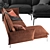 Hugo Corner Sofa: Comfort and Style 3D model small image 3