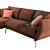 Hugo Corner Sofa: Comfort and Style 3D model small image 4