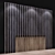 Sleek Wall Panel 3480x3000x60mm 3D model small image 2