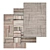 Luxury Carpet Set: High-Quality Textures for Versatile Use 3D model small image 1