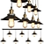 Modern Loft Cone Pendant Light - 7 Lamps 3D model small image 4