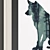 Wild Wolf Set: Modern Art Collection 3D model small image 8