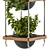 Boho Chic Hanging Planters 3D model small image 3