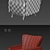 Elegant Single Seater Sofa 3D model small image 4