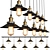 Loft Cone Pendant - 9-Light Modern Hanging Chandelier 3D model small image 1