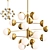 Italian Cedar Moss Light: Elegant 20-Lamp Chandelier 3D model small image 1