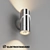 Vortex Chrome LED Outdoor Wall Light 3D model small image 1