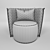 3DS Max Corona Render Chair 3D model small image 7