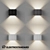 Blade LED Wall Light - Modern and Efficient 3D model small image 1