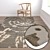 Luxury Carpet Set: High-Quality Textures, Various Versions 3D model small image 5