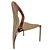 Enigmatic Wood Chair 3D model small image 2