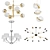 Modern Chandelier Collection 3D model small image 1