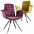 Sleek and Chic: Sesta Modà Chair 3D model small image 1