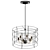 Elegant Vintage Chandelier 2013 3D model small image 1